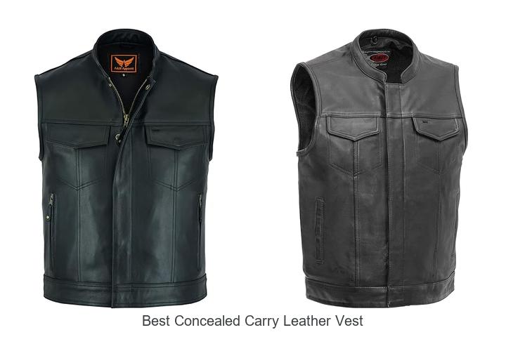 Top 15 Best Concealed Carry Leather Vest You Must See